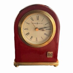 Howard Miller Rose Arch Table Alarm Clock Model 613487 "Link-Belt Excavator Co"